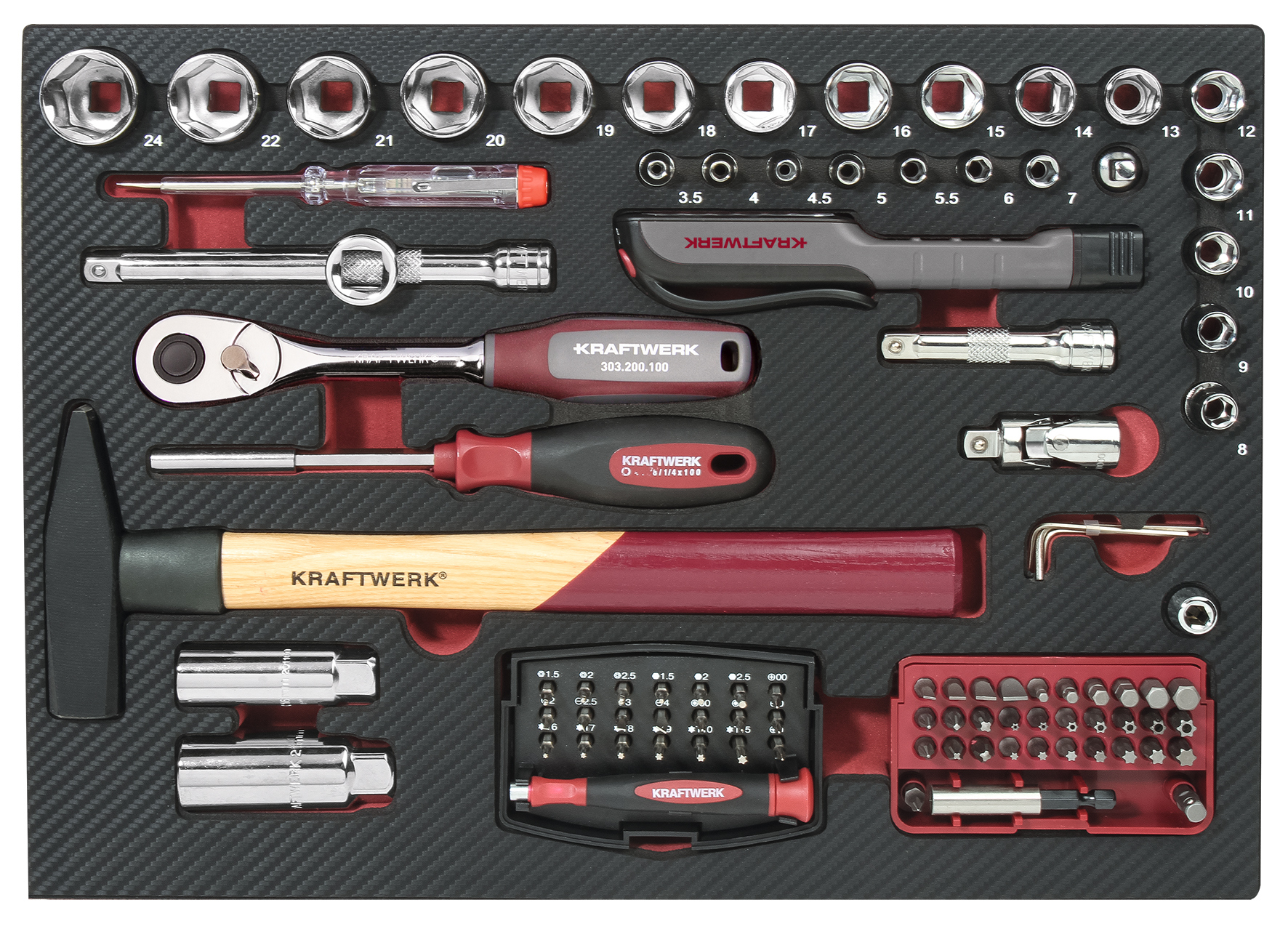 Coffret de 151 outils prof. ALUPRO